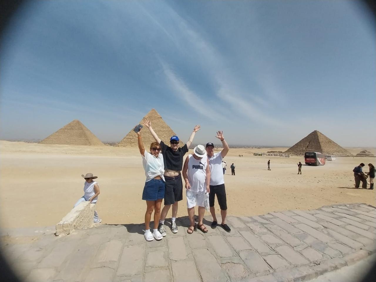 Cairo with pyramids from Hurghada 22