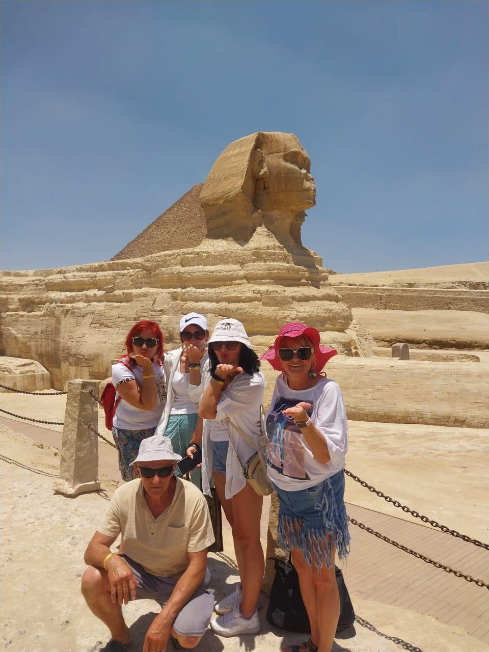 Cairo with pyramids from Hurghada 79