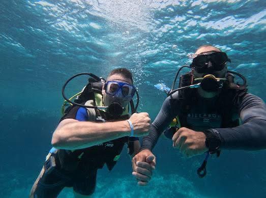 Diving and snorkeling together on one boat Hurghada 27