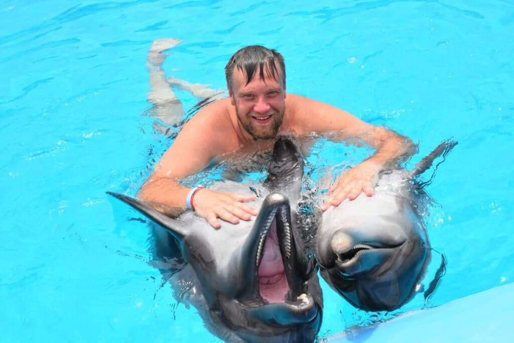 Hurghada dolphinarium show 3